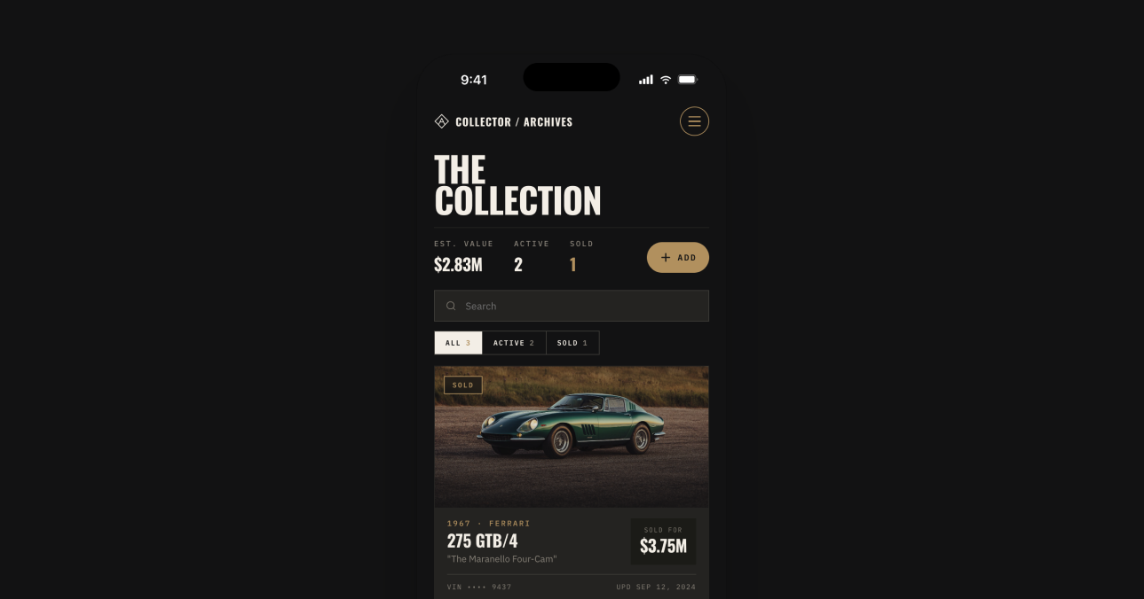 The Collection — collector's roster