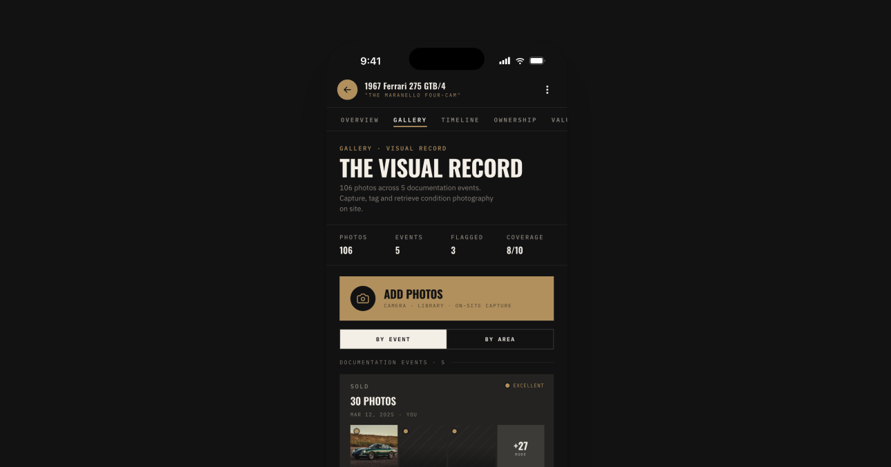 Visual Record — documentation gallery